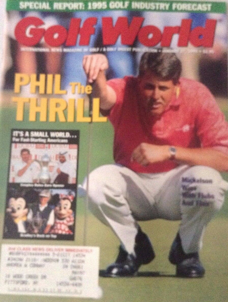 Golf World Magazine Phil Mickelson January 27, 1995 072417nonrh