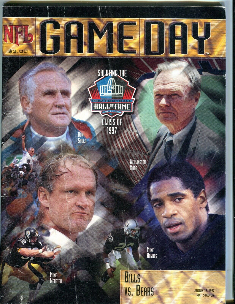 Gameday Magazine Bills vs. Bears August 2 1997 Don Shula EX 060617nonjhe