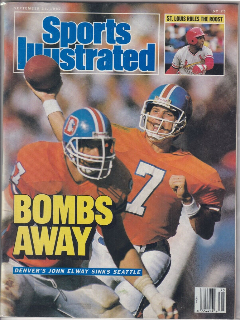 Sports Illustrated John Elway Sinks Seattle September 21, 1987 091519nonr