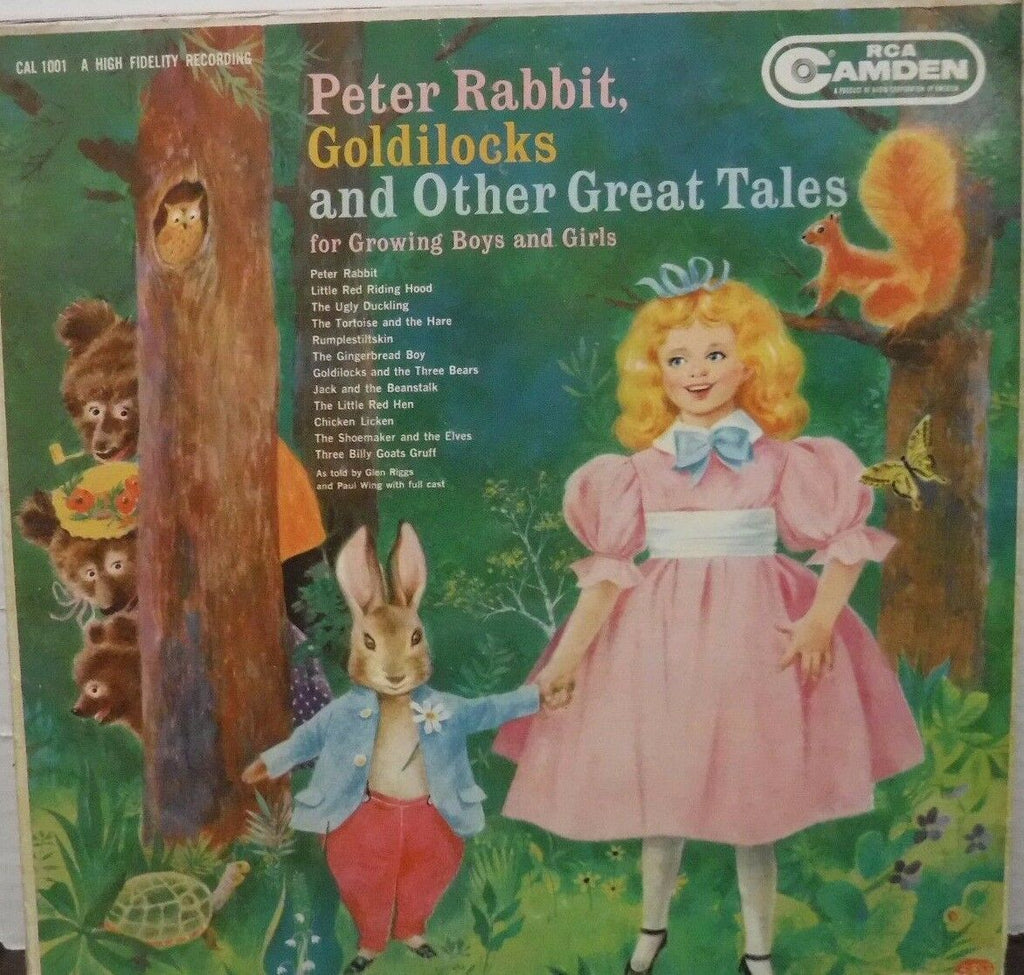 Peter Rabbit Goldilocks and other great tales 33RPM CAL1001 012117LLE