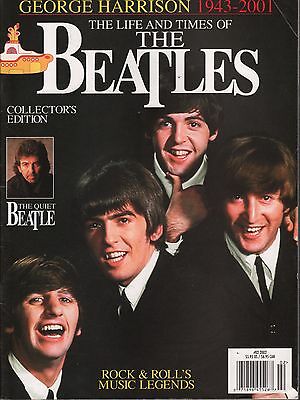 The Life and times of the Beatles 2002 George Harrison 1943-2001 EX 010516DBE