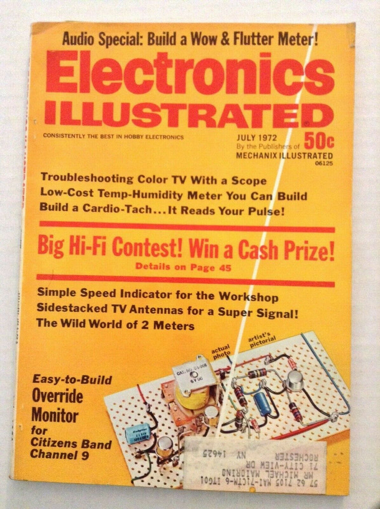 Electronics Illustrated Troubleshoot Color TV July 1972 092019nonrh