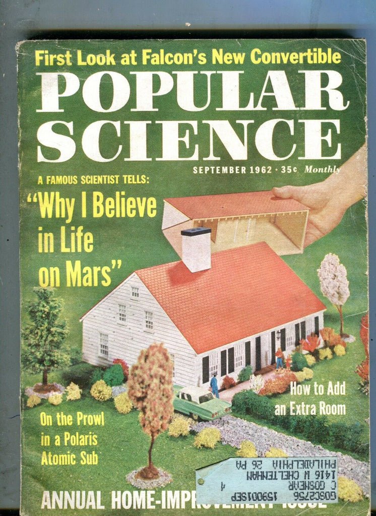 Popular Science Magazine September 1962 Add An Extra Room Falcon 071017nonjhe