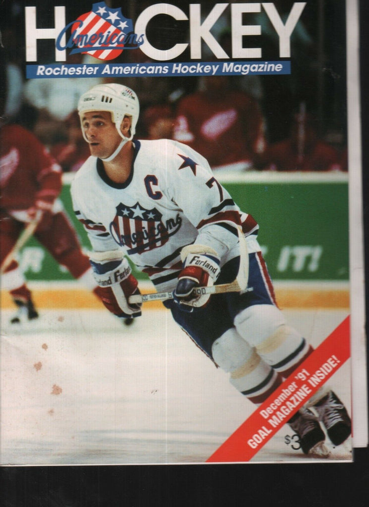 Rochester Americans Hockey Magazine December 1991 111518AME2