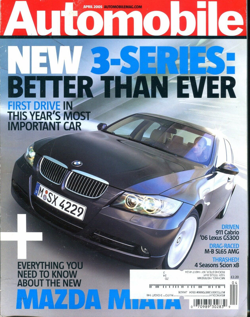 Automobile Magazine April 2005 BMW -Series EX w/ML 022817nonjhe