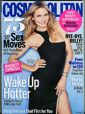 Cosmopolitan Magazine January 2015 Cameron Diaz EX 052616jhe