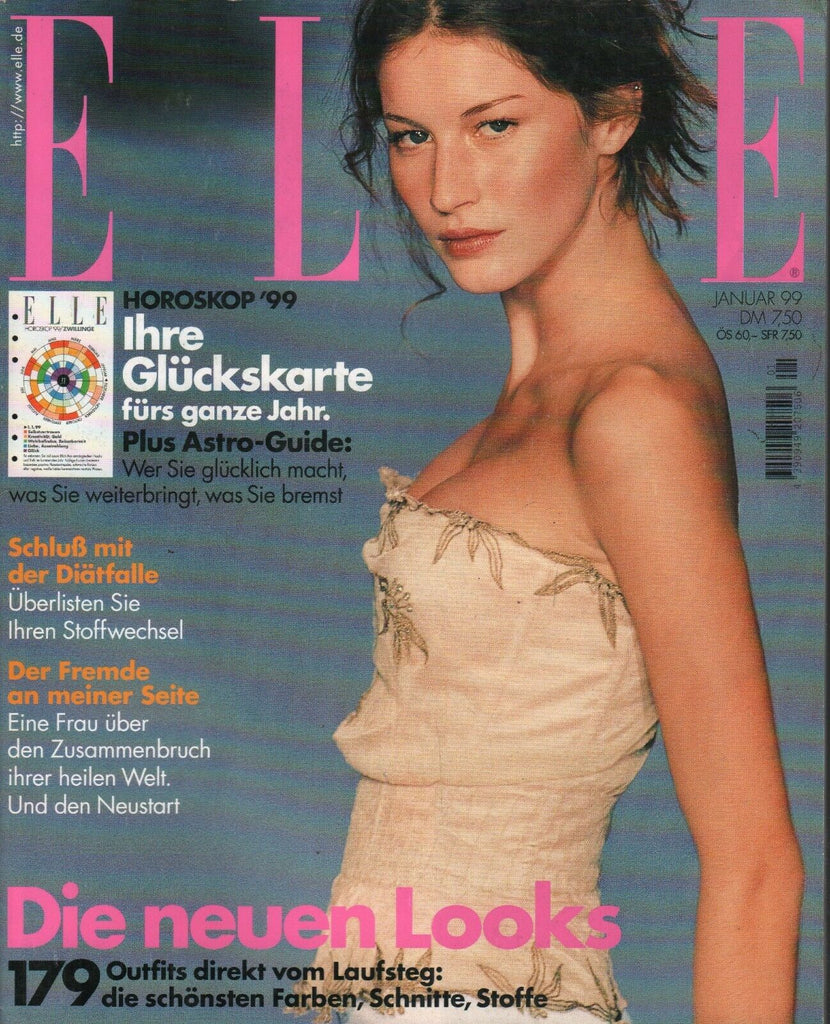 Elle German Fashion Magazine January 1999 Gisele Bundchen 100720ame2
