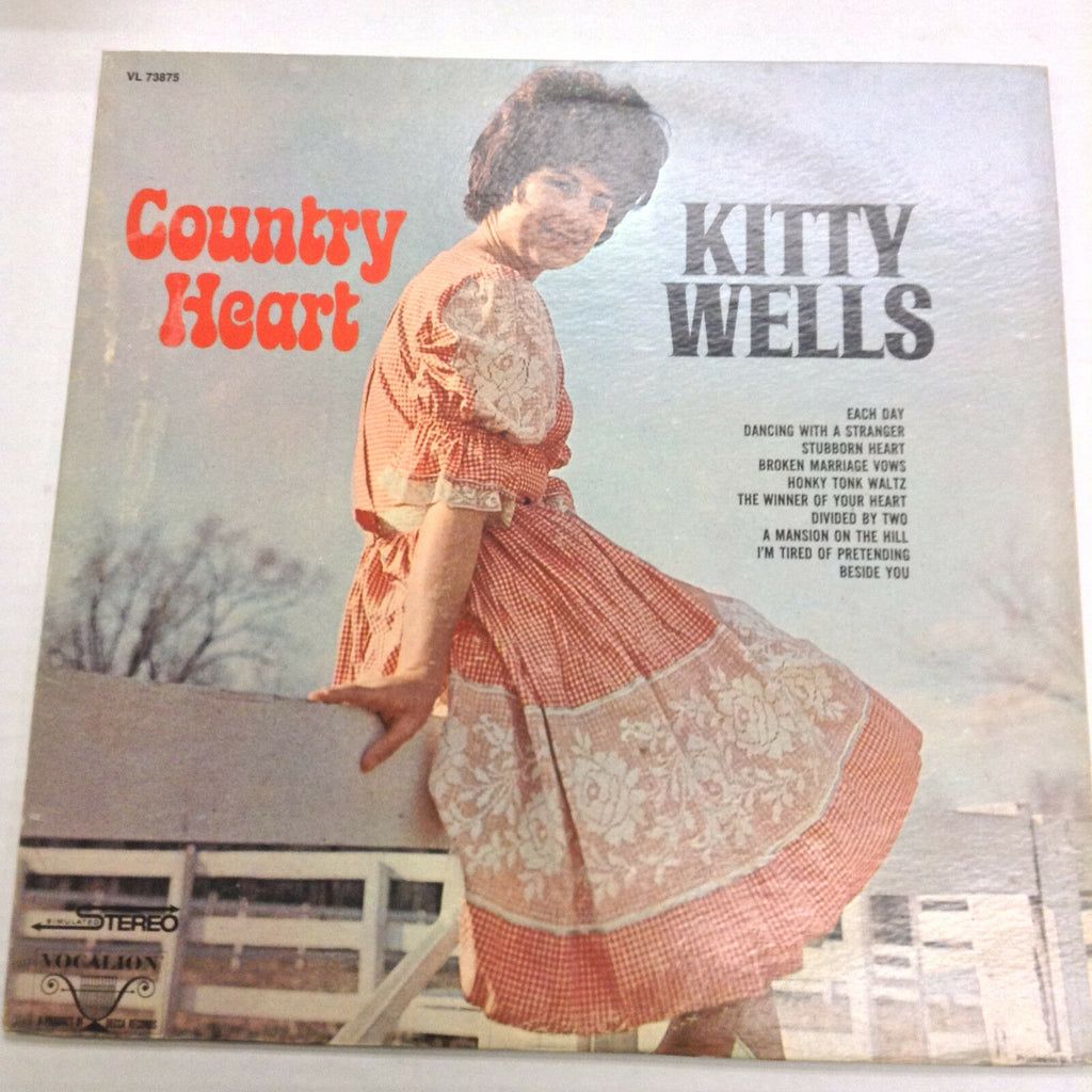 Kitty Wells Country Heart VL73875 33RPM Record 031717RR