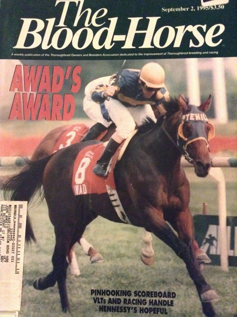 The Blood-Horse Magazine Awad's Awards Pinhooking September 2, 1995 010119nonrh