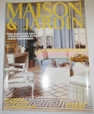 Maison & Jardin French Magazine Idees Gaies Pour Recevoir May 1982 #283 101414R1