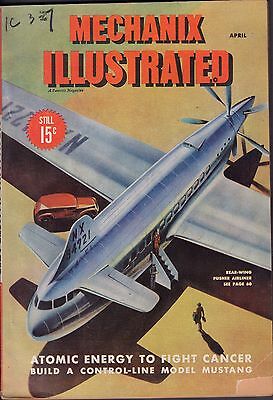 Mechanix Illustrated April 1946 Rear Wing Airplane VG 062716DBE