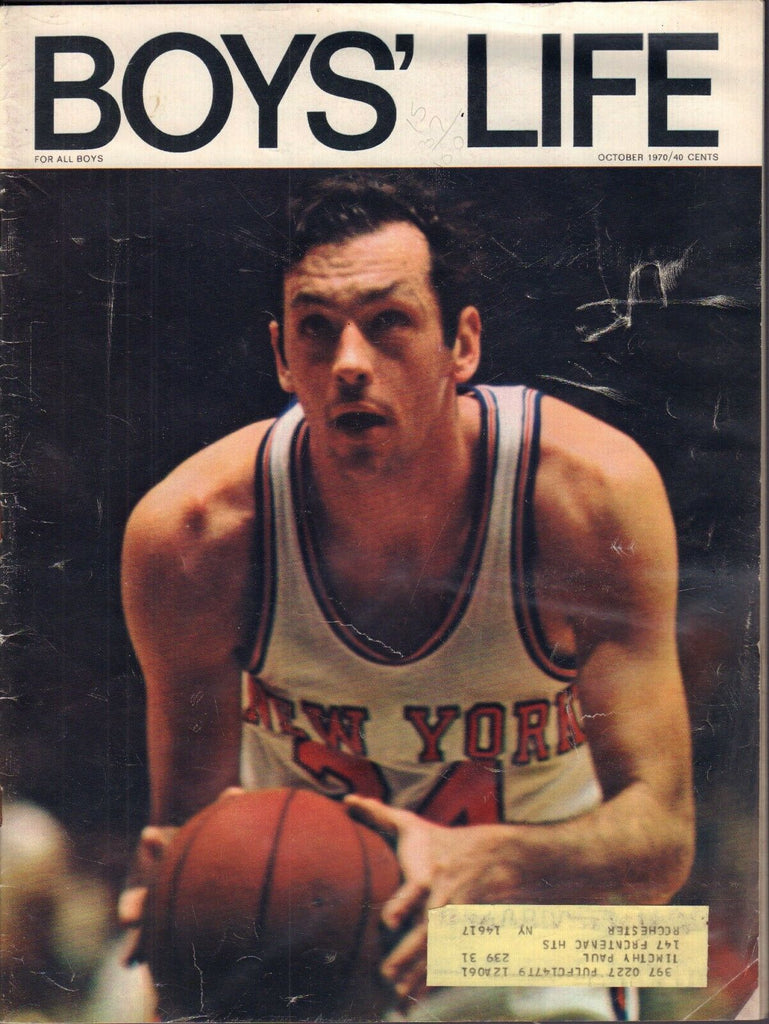 Boy's Life October 1970 Basketball w/ML 011617DBE2