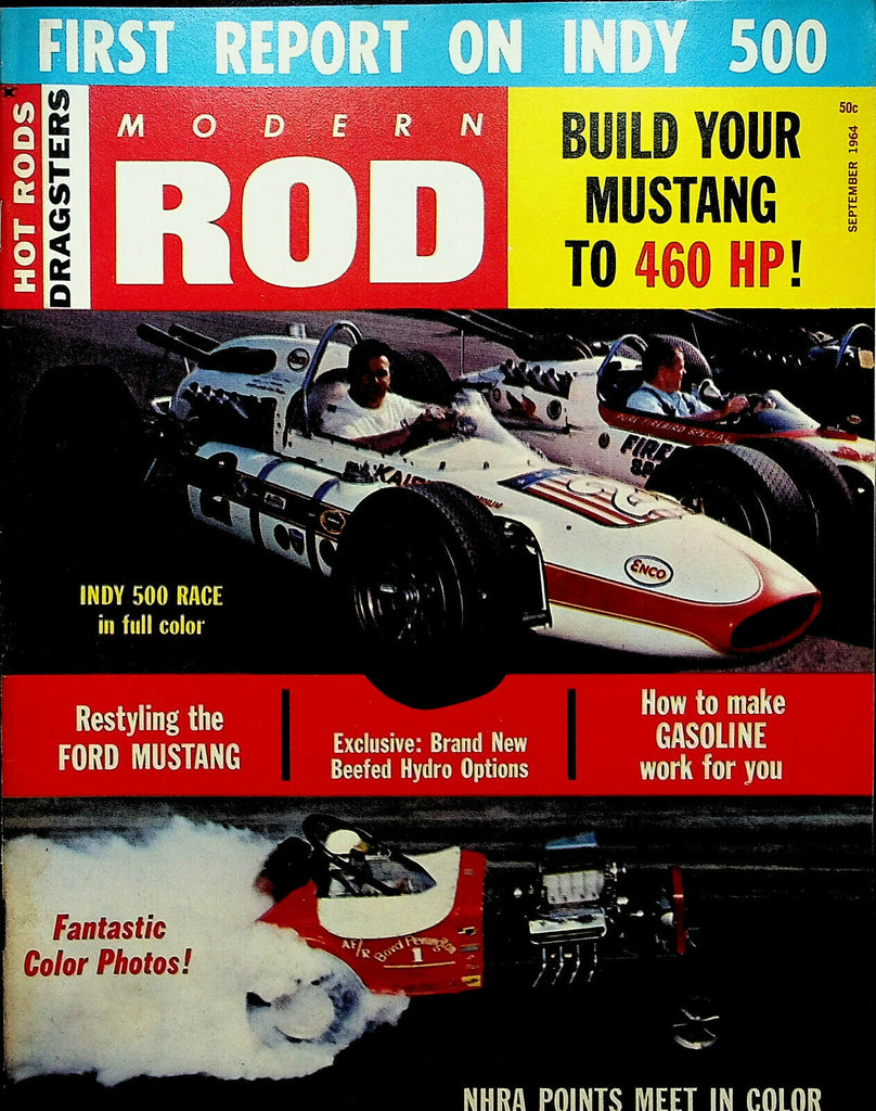 Modern Rod September 1964 Indy 500 Ford Mustang Boyd Penington 050420DBE