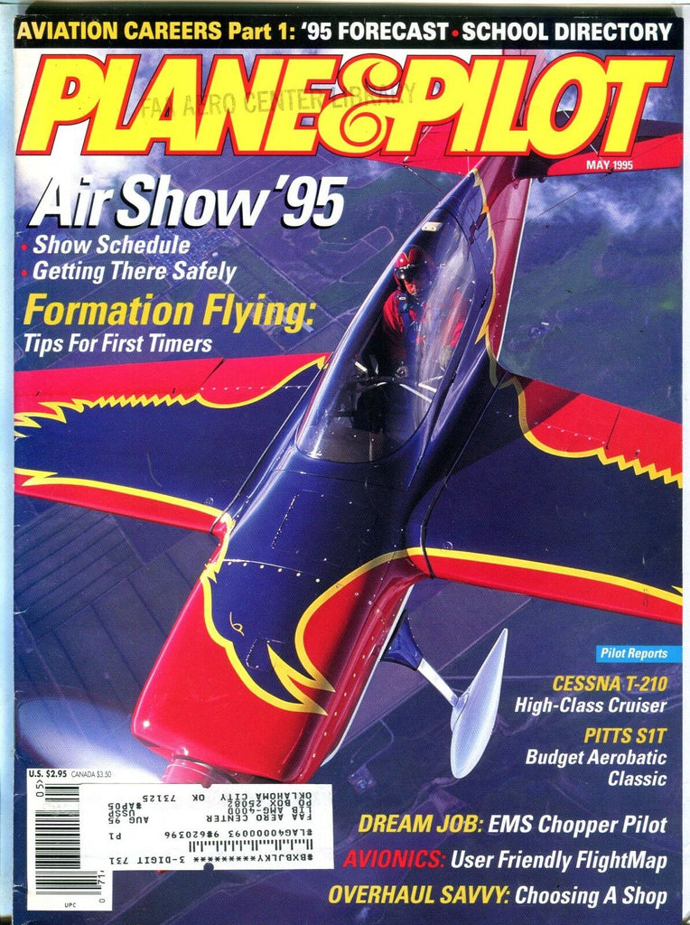 Plane & Pilot Magazine May 1995 Cessna T-210 EX w/ML FAA Library 101716jhe