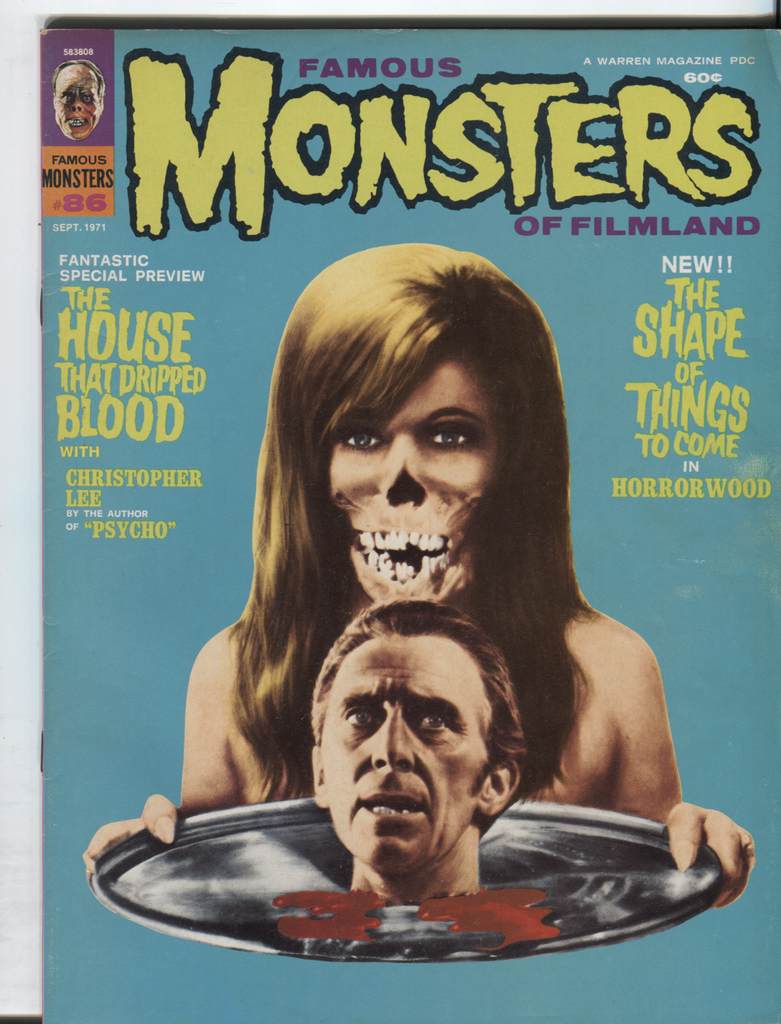 Famous Monsters of Filmland #86 September 1971 Christopher Lee 022521DBE