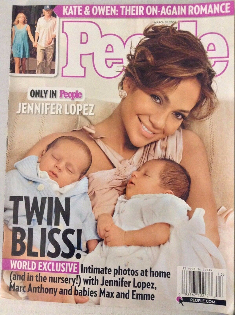 People Magazine Jennifer Lopez Twin Bliss March 31, 2008 NO ML 081017nonrh3