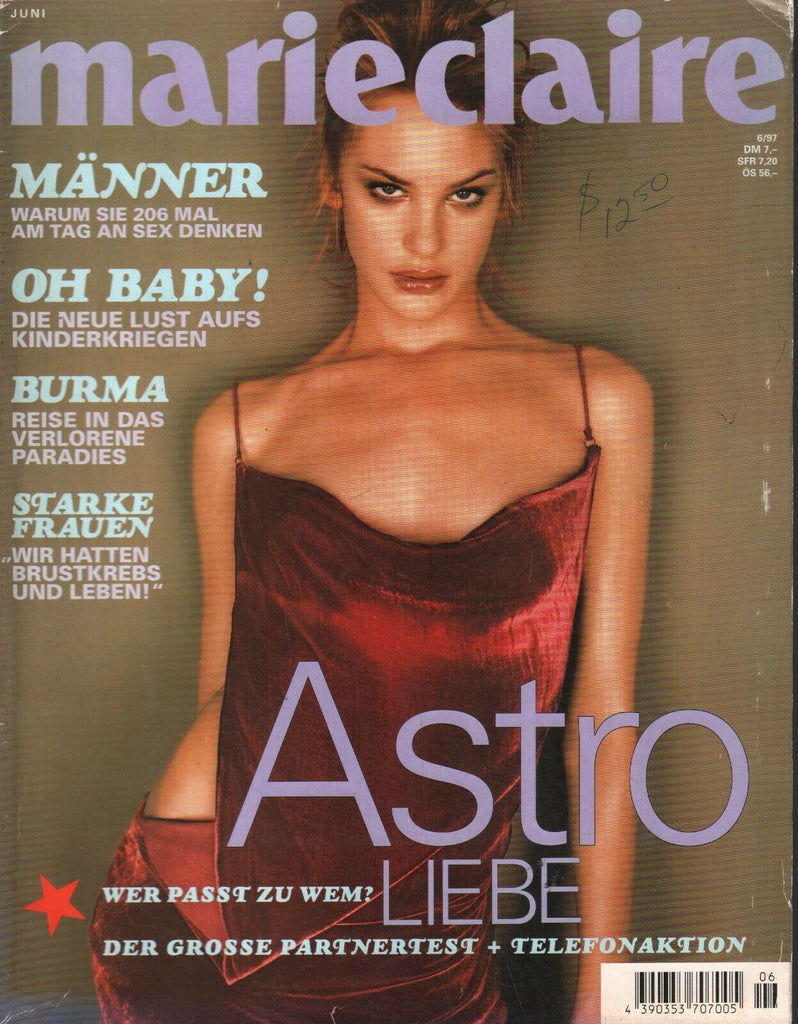 Marie Claire German Fashion June 1997 Jenny Knight Muhammad Ali 101220ame