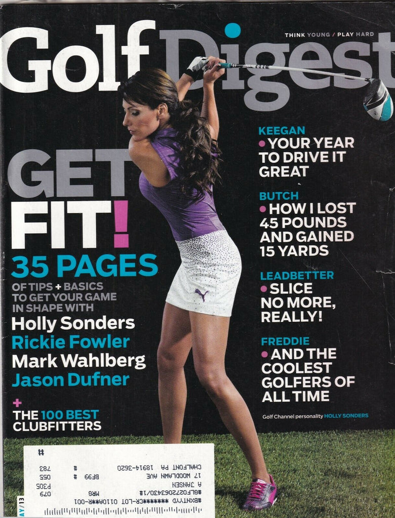 Golf Digest Magazine Holly Sonders Rickie Fowler May 2013 102219nonr