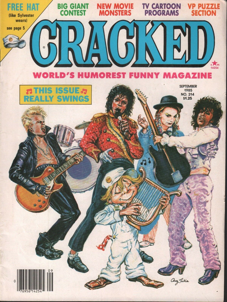 Cracked Magazine September 1985 This Issue Really Swings 012819AME