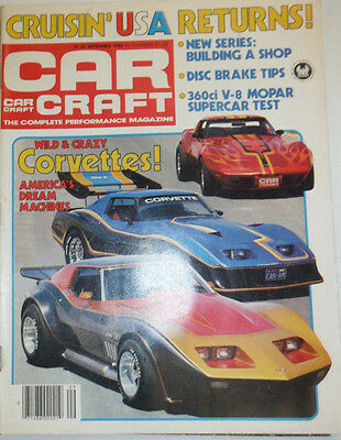 Car Craft Magazine Corvettes & Building A Shop September 1980 NO ML 031215R2