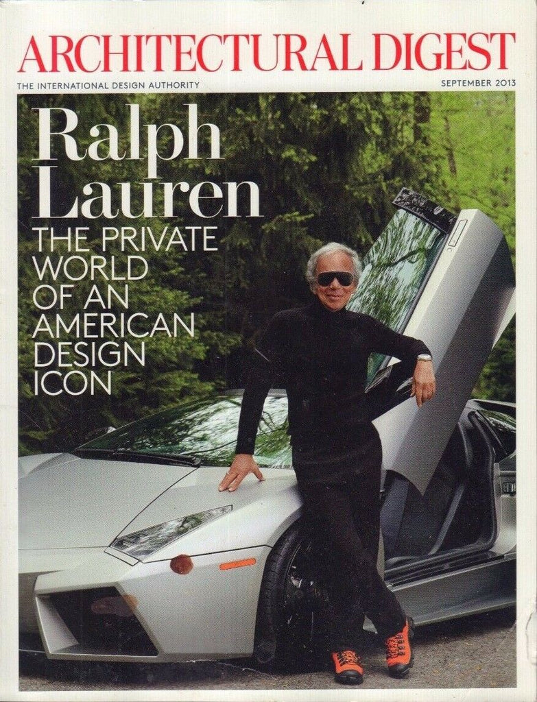 Architectural Digest September 2013 Ralph Lauren 021417DBE2