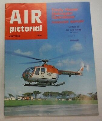 Air Pictorial Magazine Trinity House Heli Operations July 1980 FAL 062315R