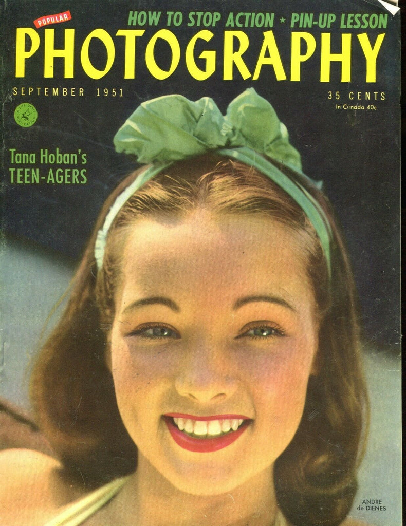 Popular Photography Magazine September 1951 Andre de Dienes VG No ML 120816jhe