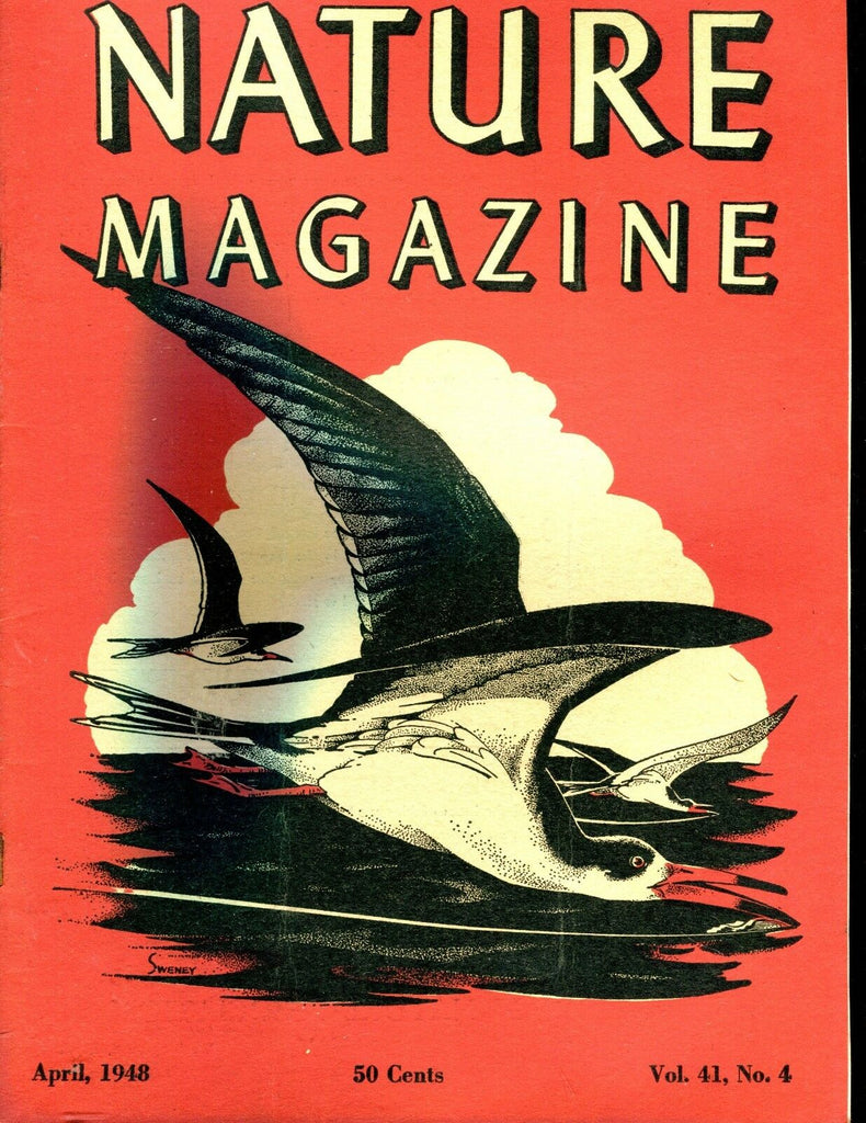 Nature Magazine April 1948 Birds EX ML On Back 011217jhe