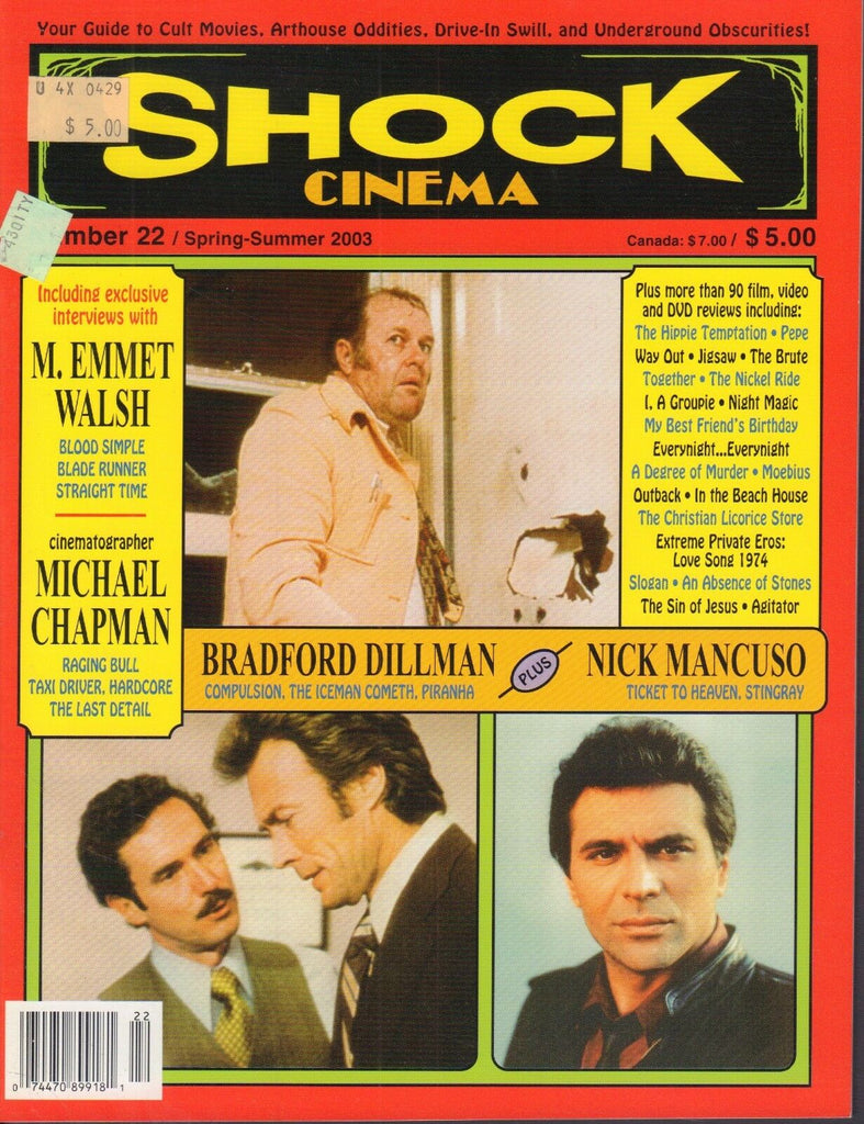 Shock Cinema #22 Bradford Dillman Nick Mancuso 022818DBE