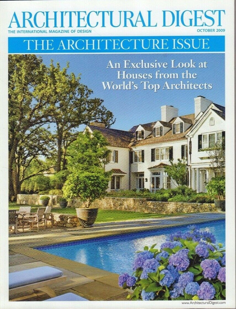 Architectural Digest October 2009 The Architecture Issue 021517DBE2