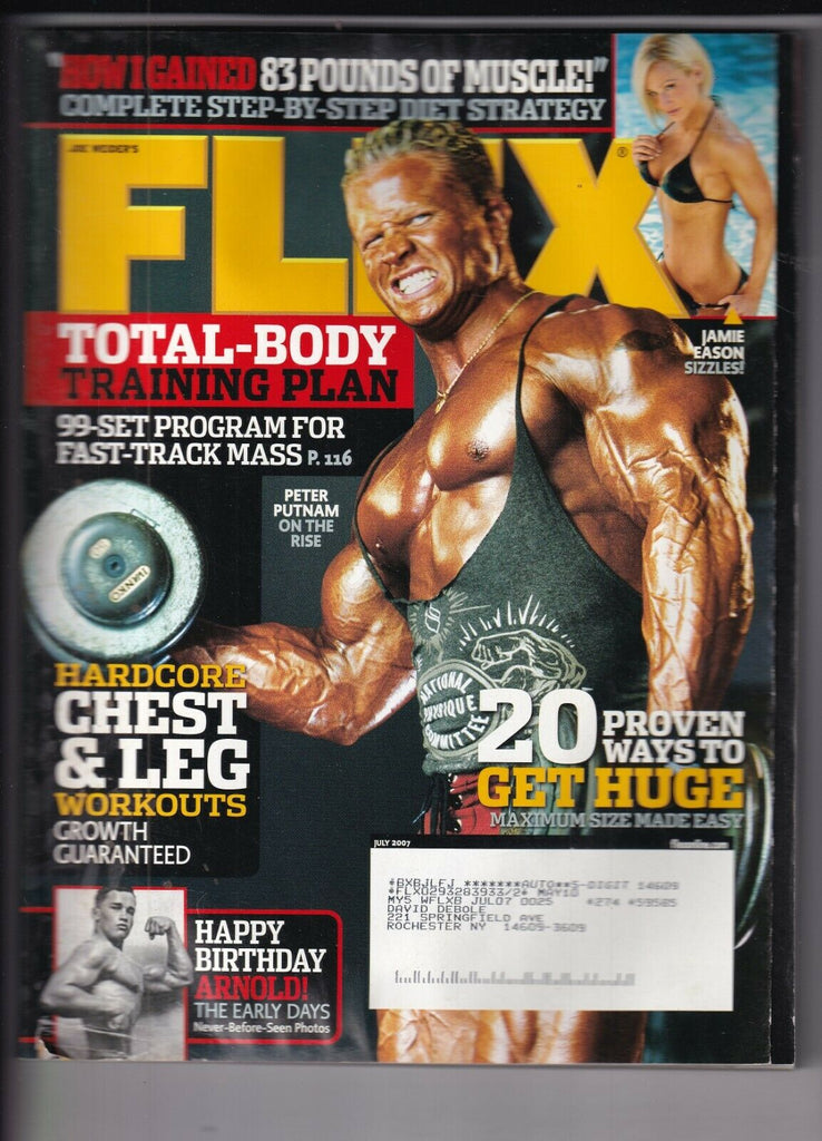 Flex Magazine Peter Putnam Jamie Eason Phil Heath July 2007 112719nonr