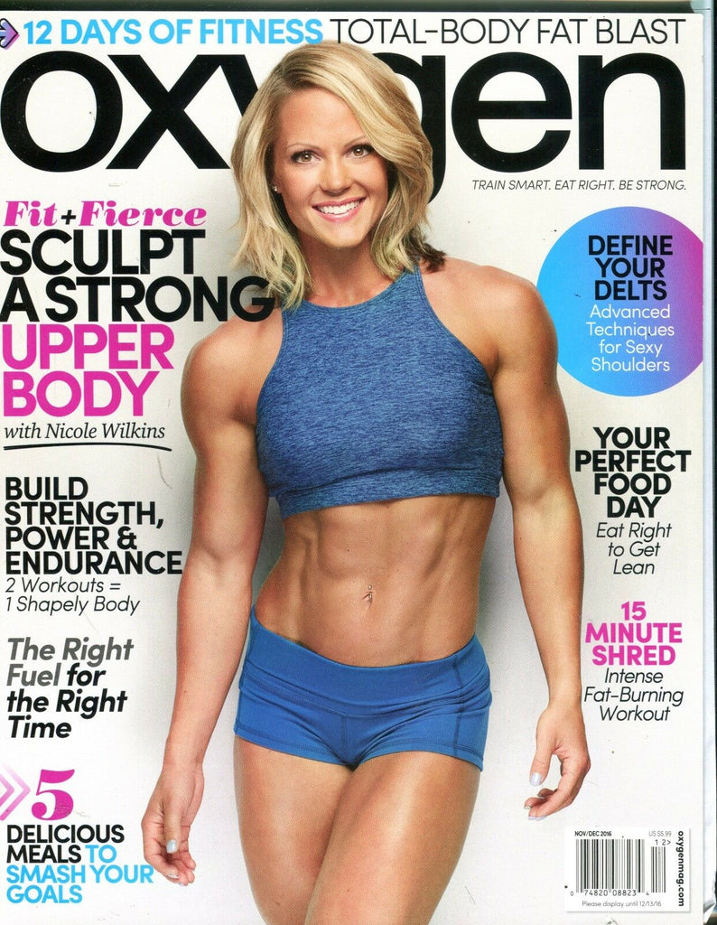 Oxygen Magazine November/December 2016 Nicole Wilkins EX No ML 111816jhe