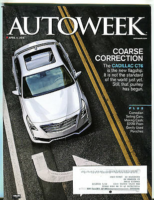 AutoWeek Magazine April 4 2016 Cadillac CT6 EX 062716jhe