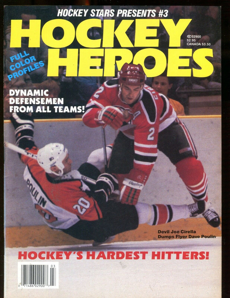 Hockey Heroes Magazine 1987 Joe Cirella EX No ML 012717jhe
