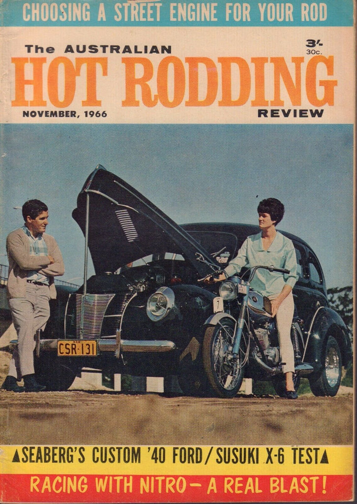 Hot Rod Australia November 1966 Seaberg's Custom '40 Ford 030717nonDBE2