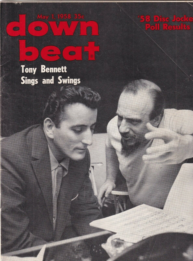 Down Beat Mag Tony Bennett Benny Carter Aaron Copland May 1, 1958 101519nonr