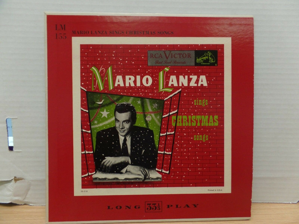 Mario Lanza Sings Christmas Songs LM155 RCA Victor 10"33rpm 011317DBE2