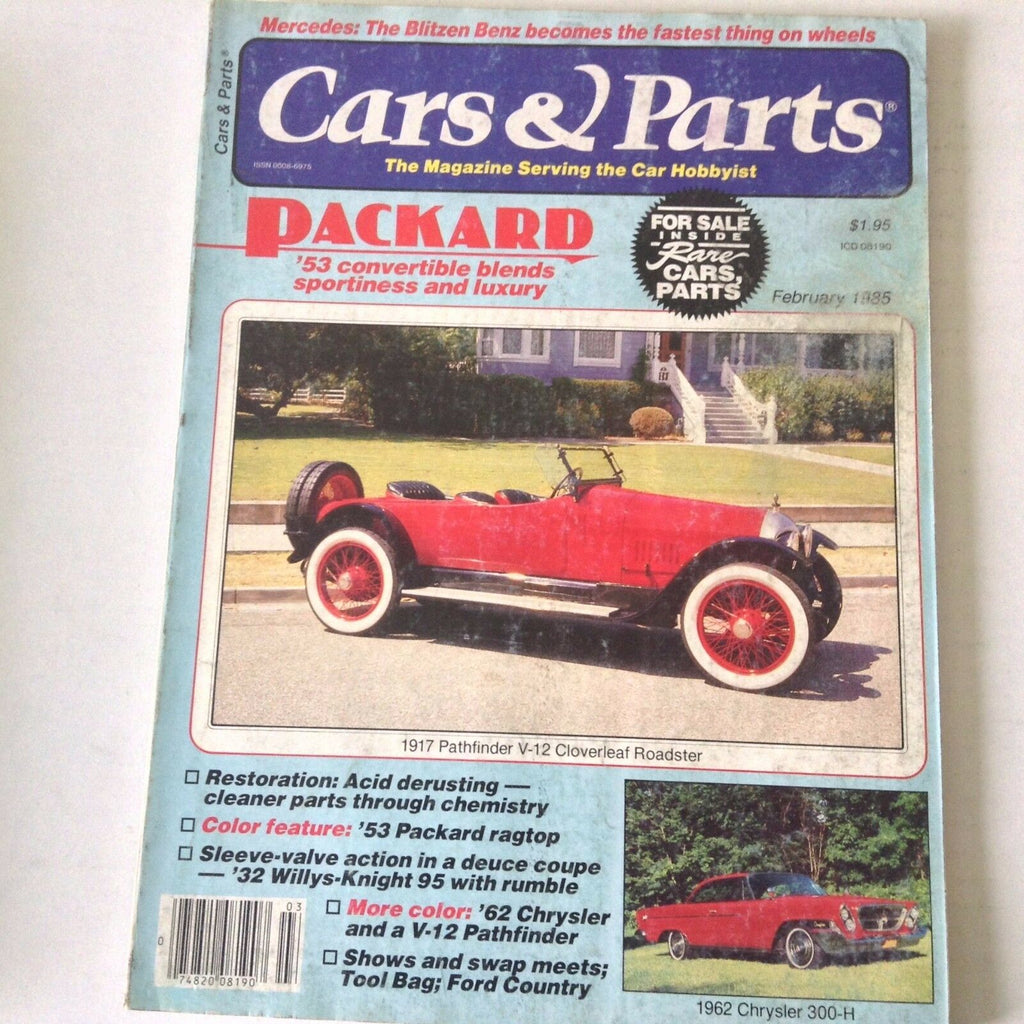 Cars & Parts Magazine 1917 Pathfinder V-12 Cloverleaf February 1985 052817nonrh