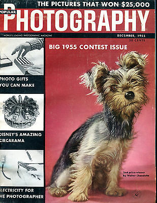 Popular Photography Magazine December 1955 Contest Issue VG 072216jhe