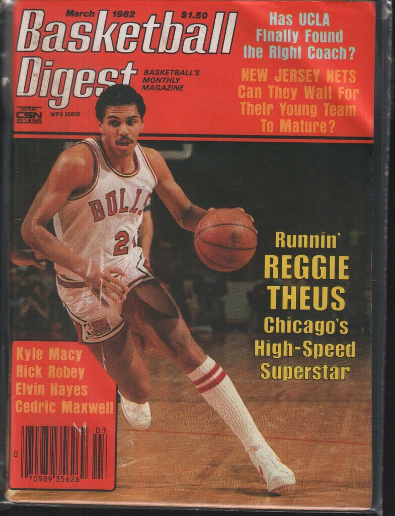 Basketball Digest March 1982 Reggie Theus Kyle Macy Rick Robey 101718ame