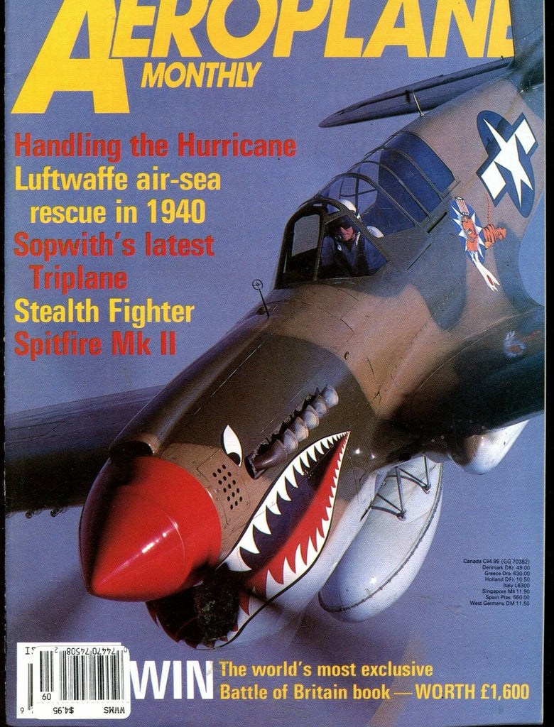 Aeroplane Monthly Magazine September 1990 Sopwith Triplane EX No ML 113016jhe