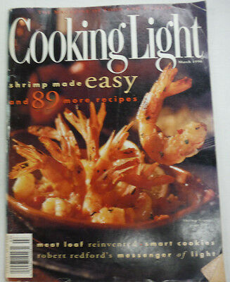Cooking Light Magazine Shrimp Made Easy Quick Meat Loaf March 1996 051615R2