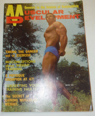 Muscular Development Magazine Boyer Coe April 1972 112514R