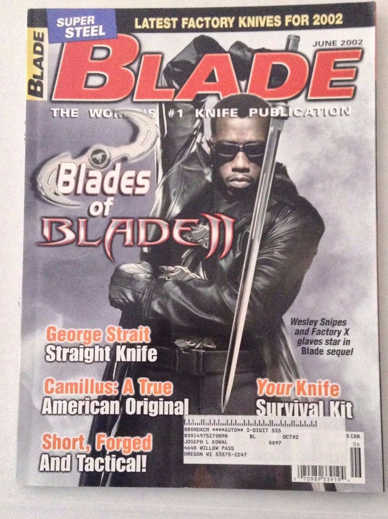 Blade Magazine Blades Of Blade 2 June 2002 050517nonDBE