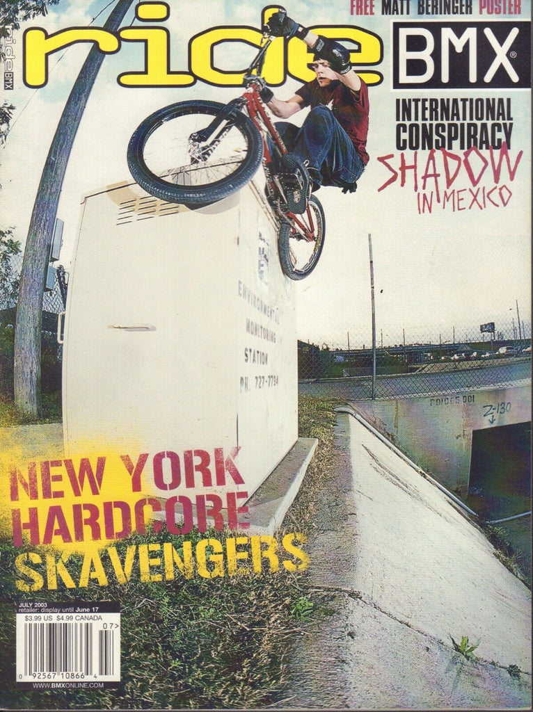 Ride BMX July 2003 International Conspiracy Shadow In Mexico 022817nonDBE