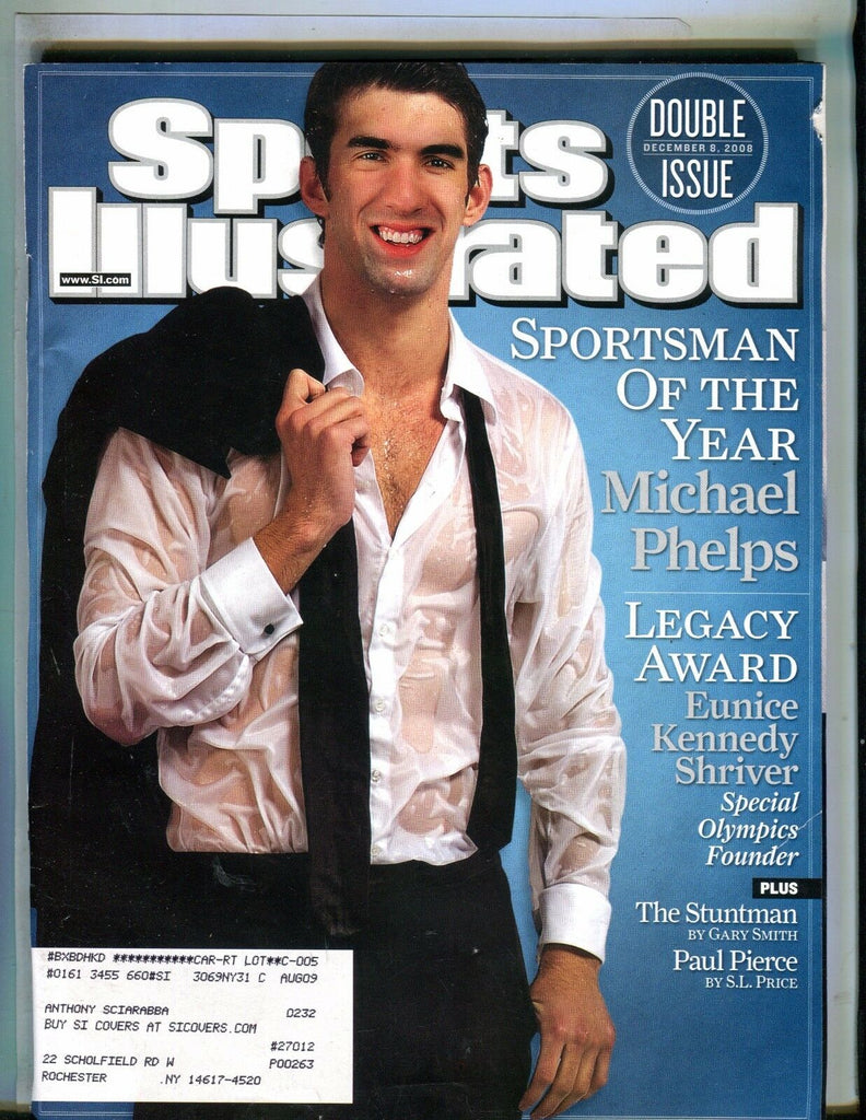 Sports Illustrated Magazine December 8 2008 Michael Phelps 071317nonjhe