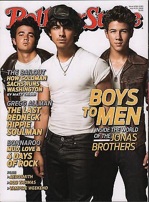 Rolling Stone July 9-23 2009 The Jonas Brothers EX 121715DBE2