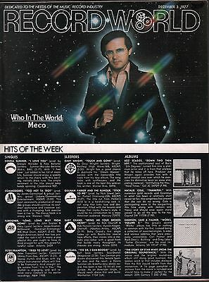 Record World December 3 1977 Meco w/ML EX 122815DBE2