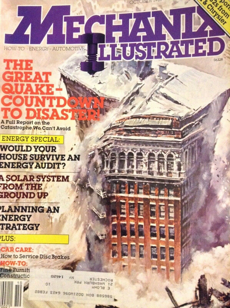 Mechanix Illustrated Magazine The Great Quake Countdown October 1981 042118nonrh