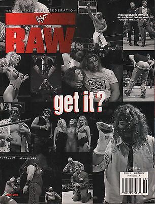 WWF Raw Magazine June 1999 "Get It?" EX 121015DBE